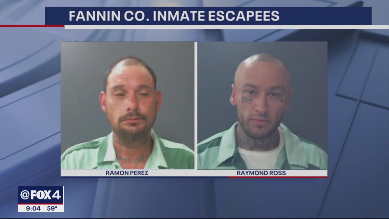 Escaped Texas inmates back in custody after manhunt