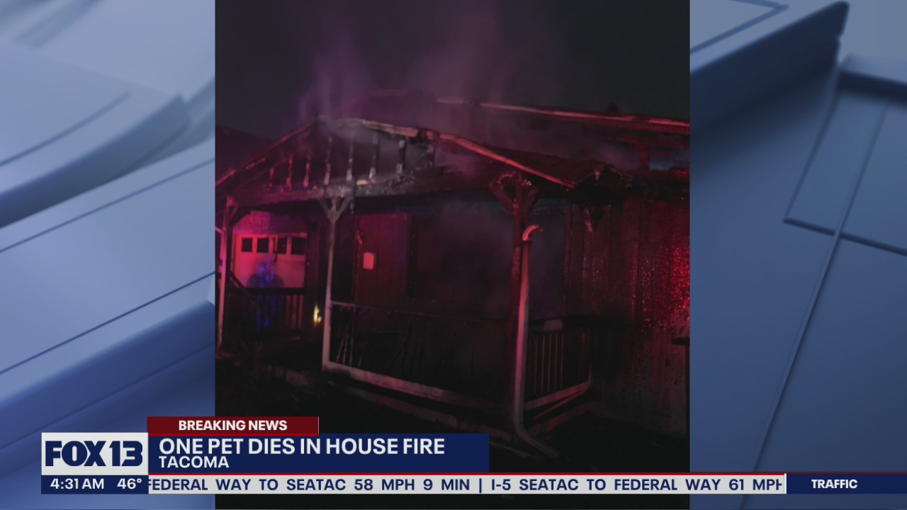 1 pet dies in Tacoma house fire
