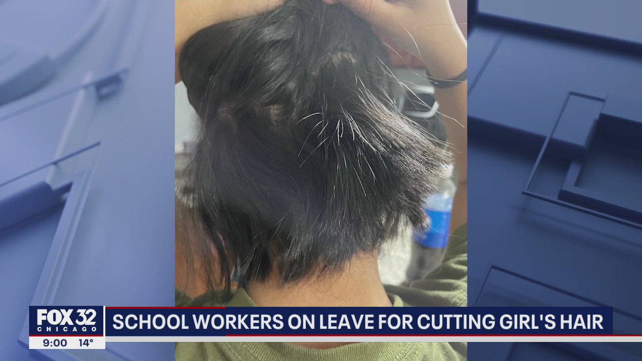 Chicago school workers on leave for cutting girl's hair