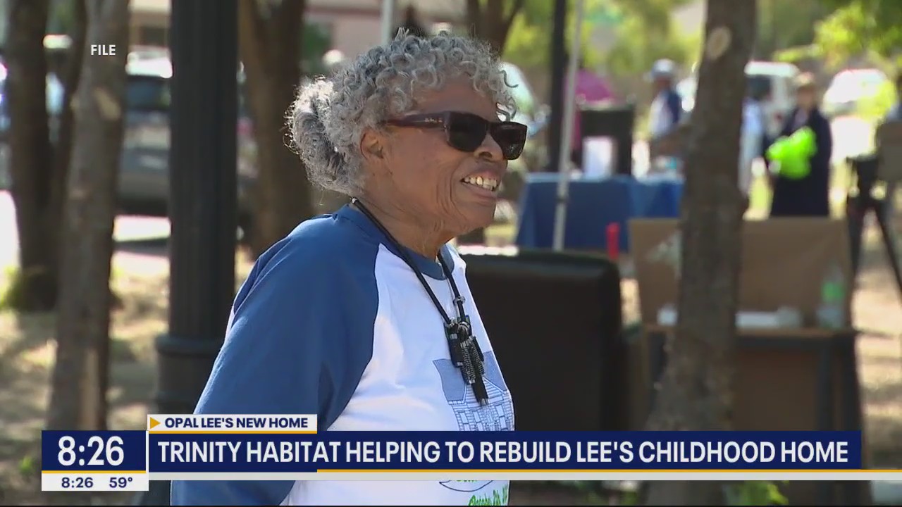 Construction begins on new home for Opal Lee