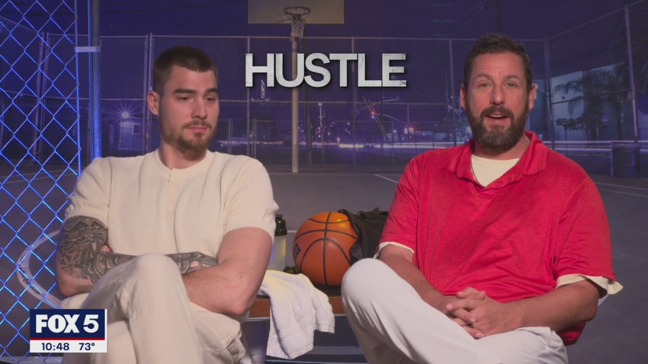 Adam Sandler, Juancho Hernangomez talk new film "Hustle"