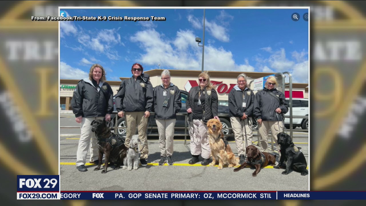 Local K9 crisis team helps comfort Buffalo community shaken by supermarket shooting
