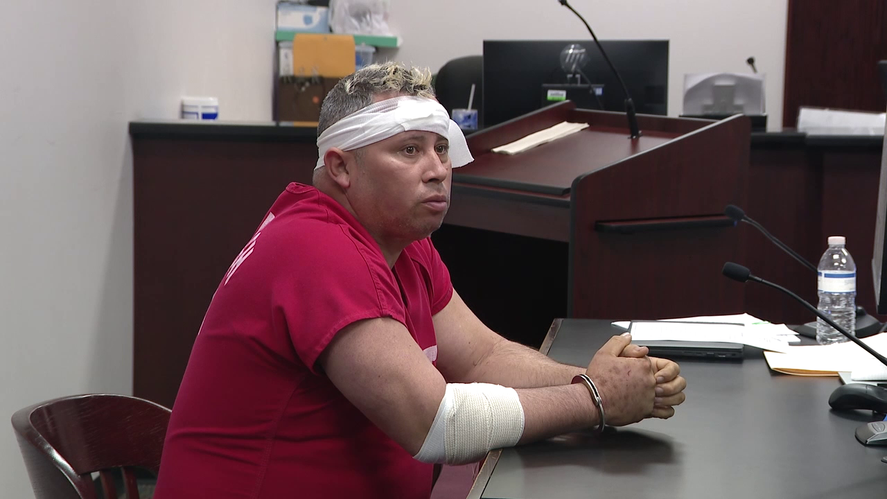 Bond hearing for man charged in series of crashes
