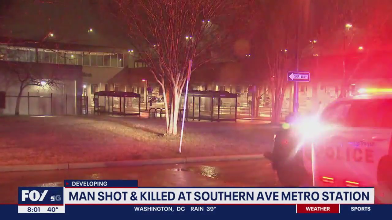 Man killed after shooting in Southern Avenue Metro Station parking lot