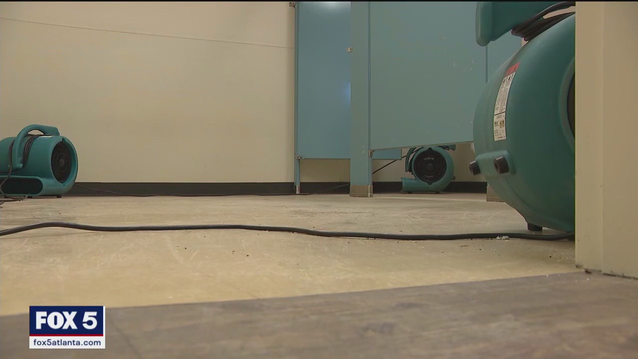 Marietta City Schools unite to repair water damage