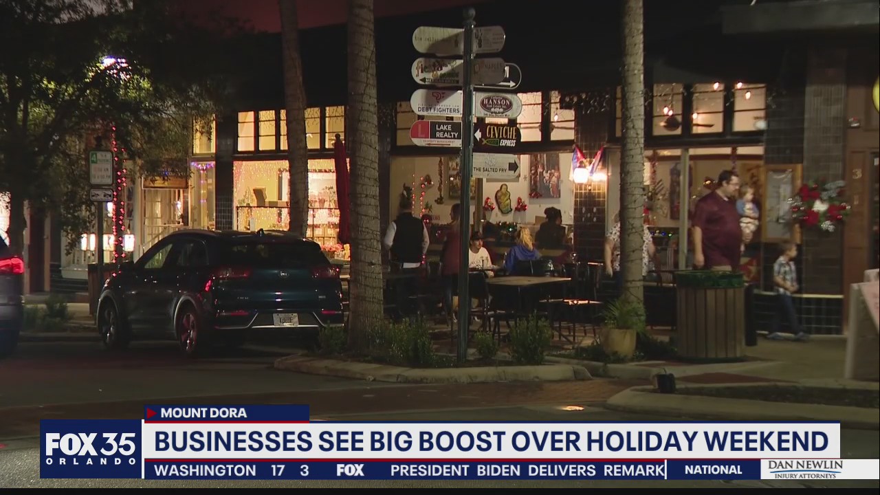 Businesses see big boost over holiday weekend