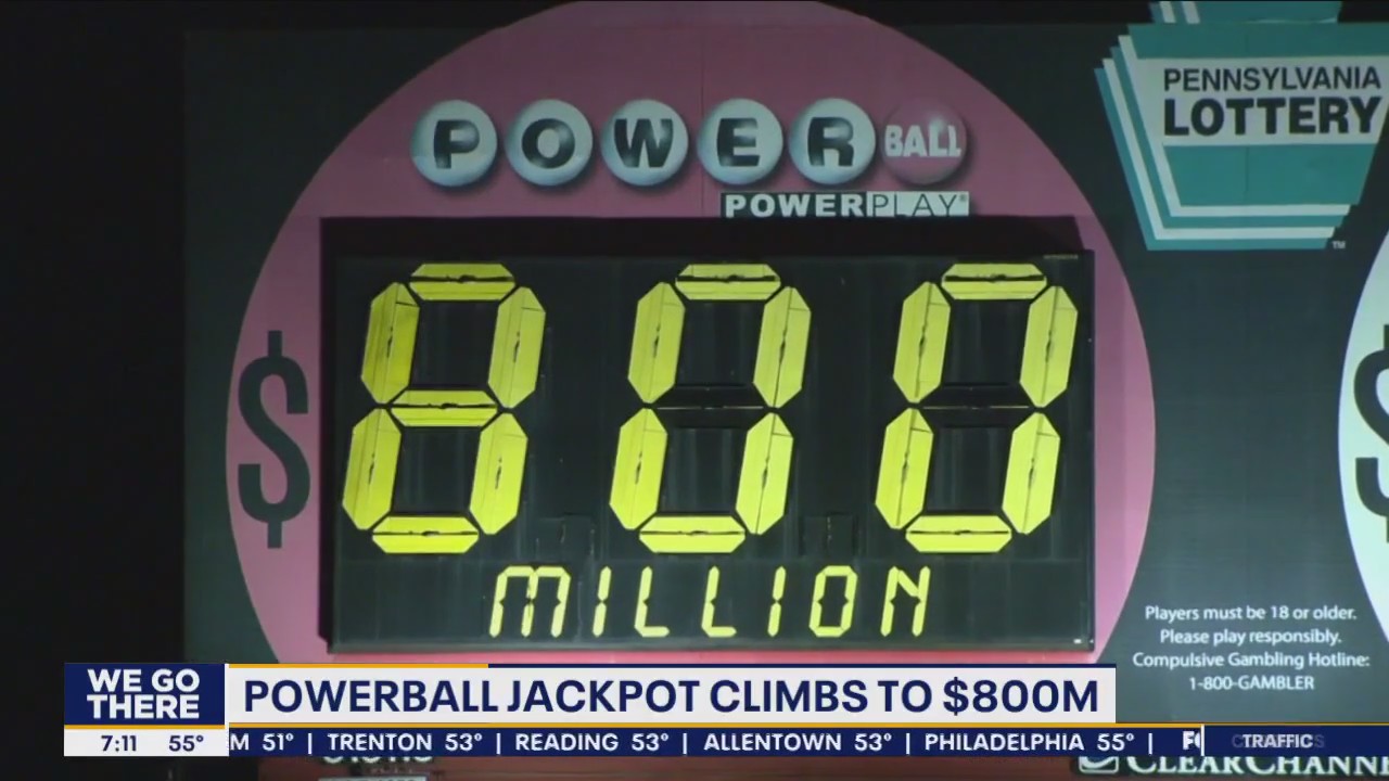 Powerball Jackpot climbs to $800 million