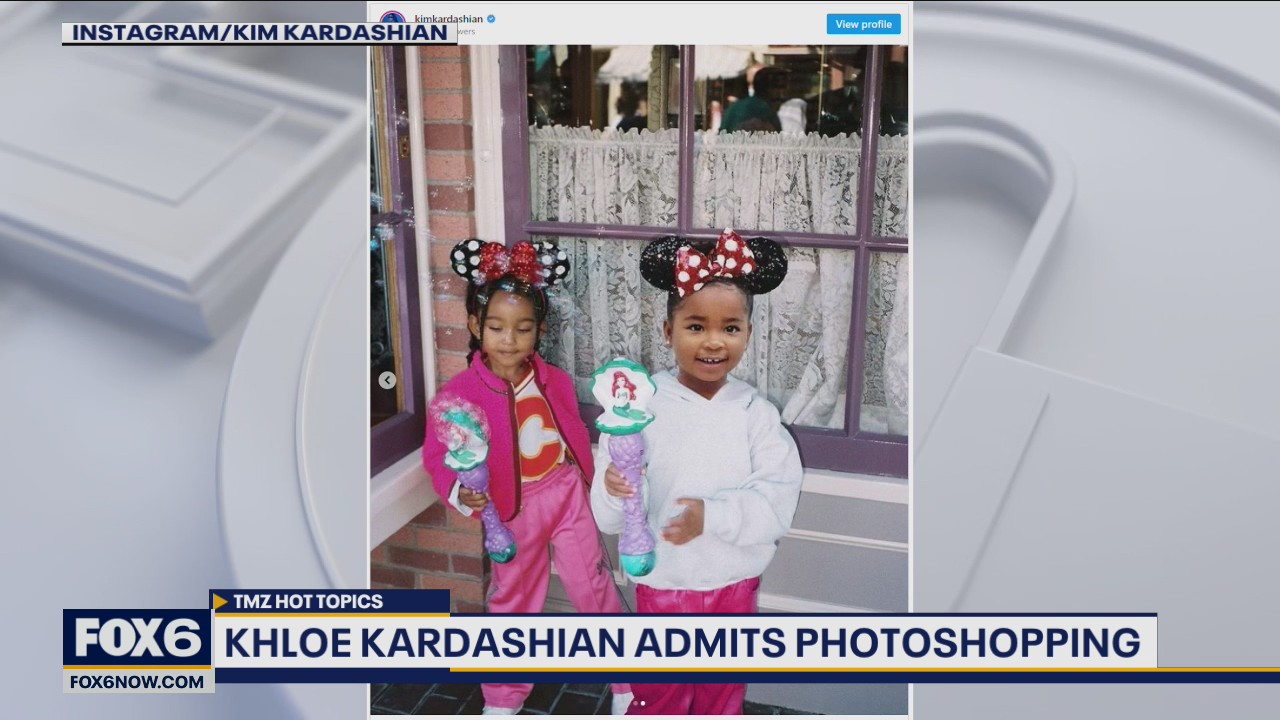 Khloe Kardashian admits to Photoshopping Disney pics