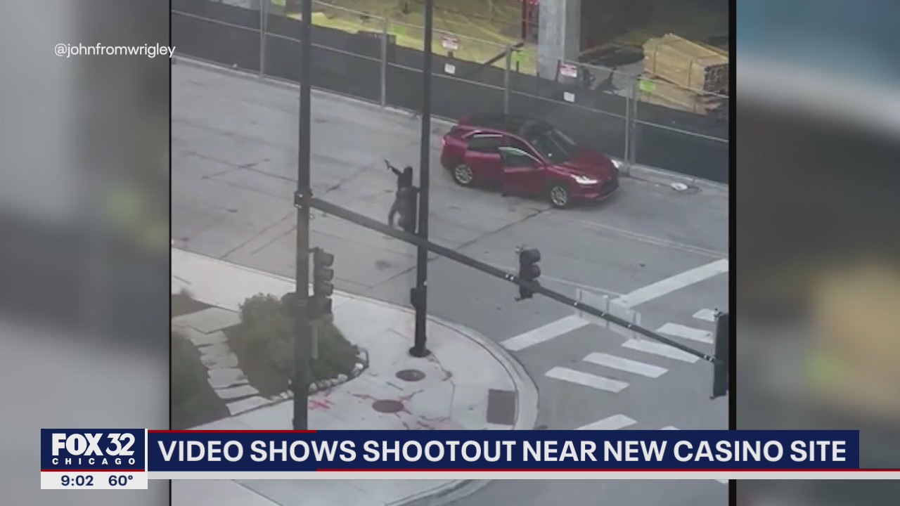 Video shows shootout near city's new casino site