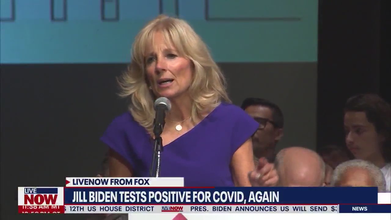 First Lady Jill Biden tests positive again for COVID-19