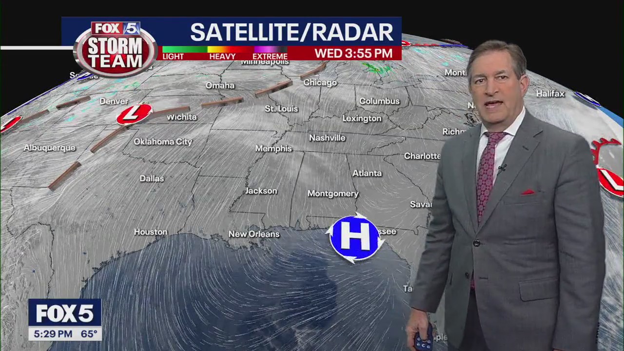 Wednesday evening forecast