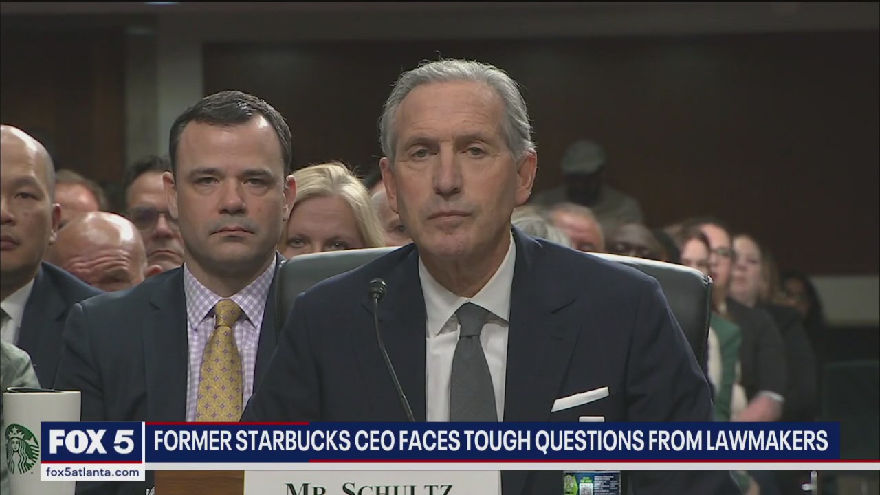 Former Starbucks CEO addresses union-busting accusations