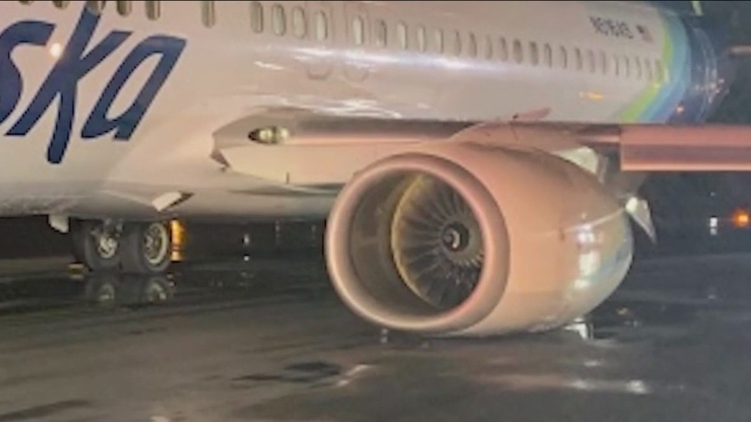 Alaska Air flight makes hard landing in OC
