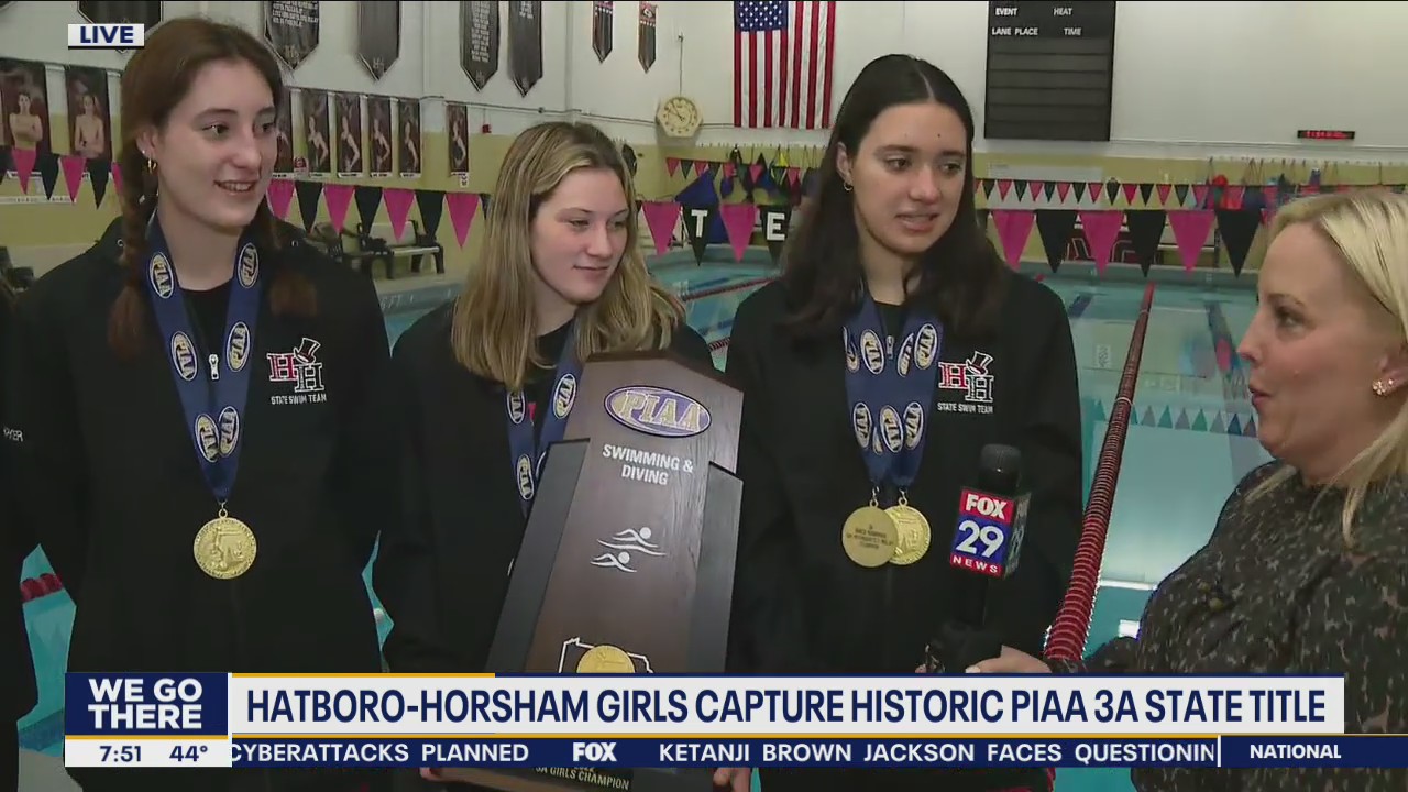 Hatboro-Horsham girls swimming and dive team win historic PIAA state title
