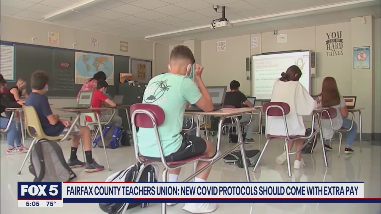 Fairfax County teachers demand compensation for teaching kids in quarantine
