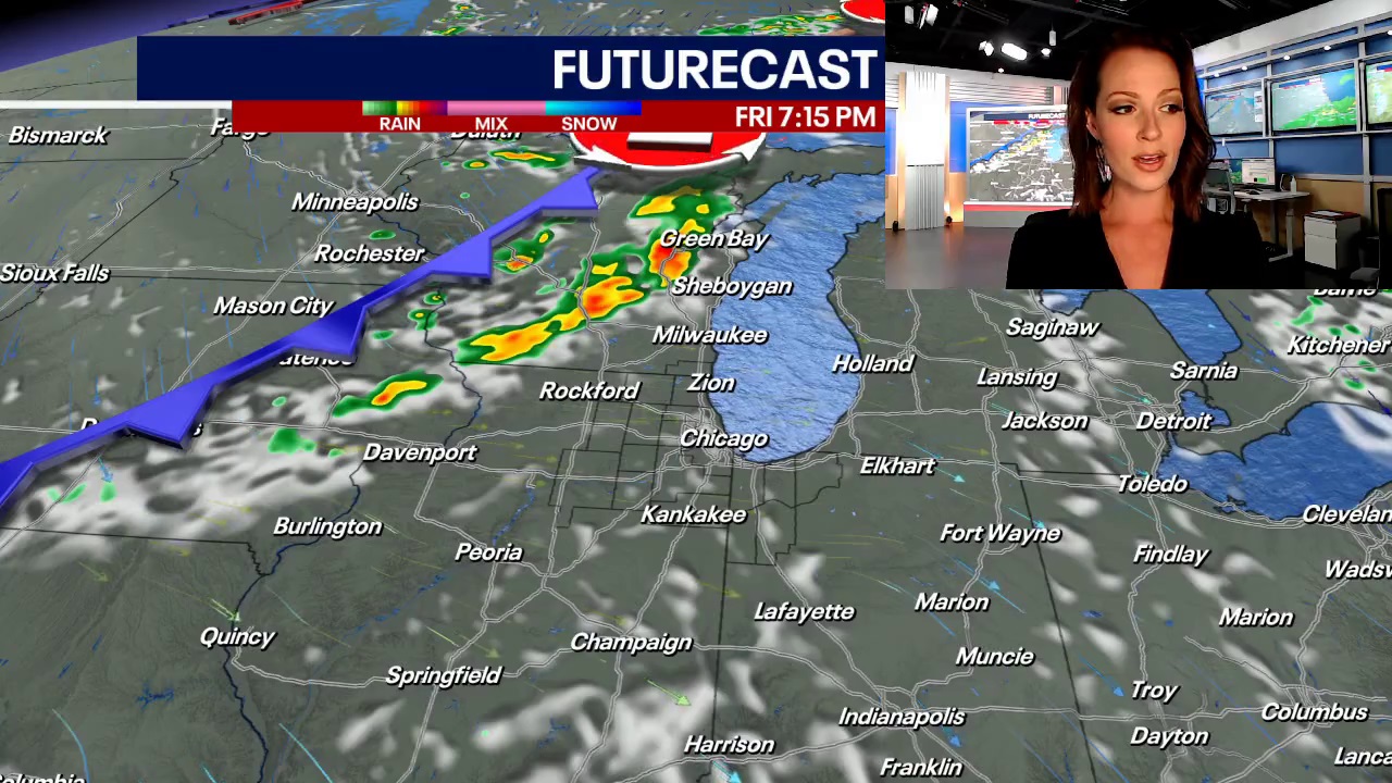 Showers end tonight, but another round moves in Friday