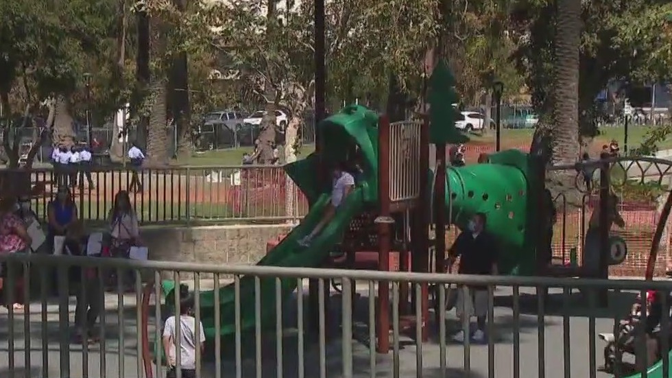 Echo Park reopens after fence removal