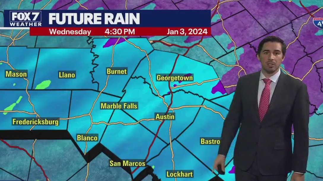 Austin weather: Chilly start to 2024