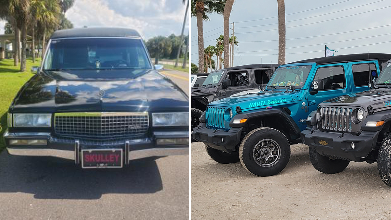 Great Rides: 1990 Cadillac Hearse and ‘his and hers’ Jeeps