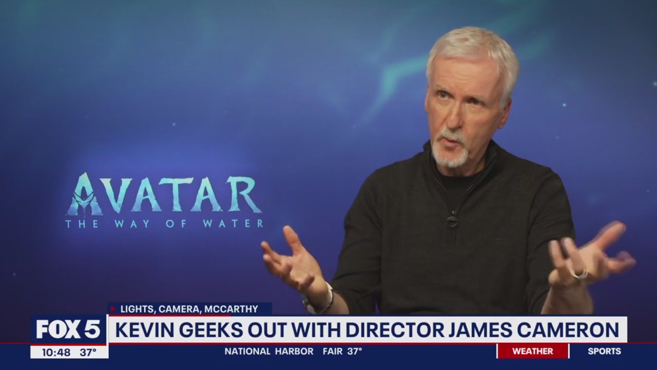 James Cameron talks all about making "Avatar: The Way of Water"