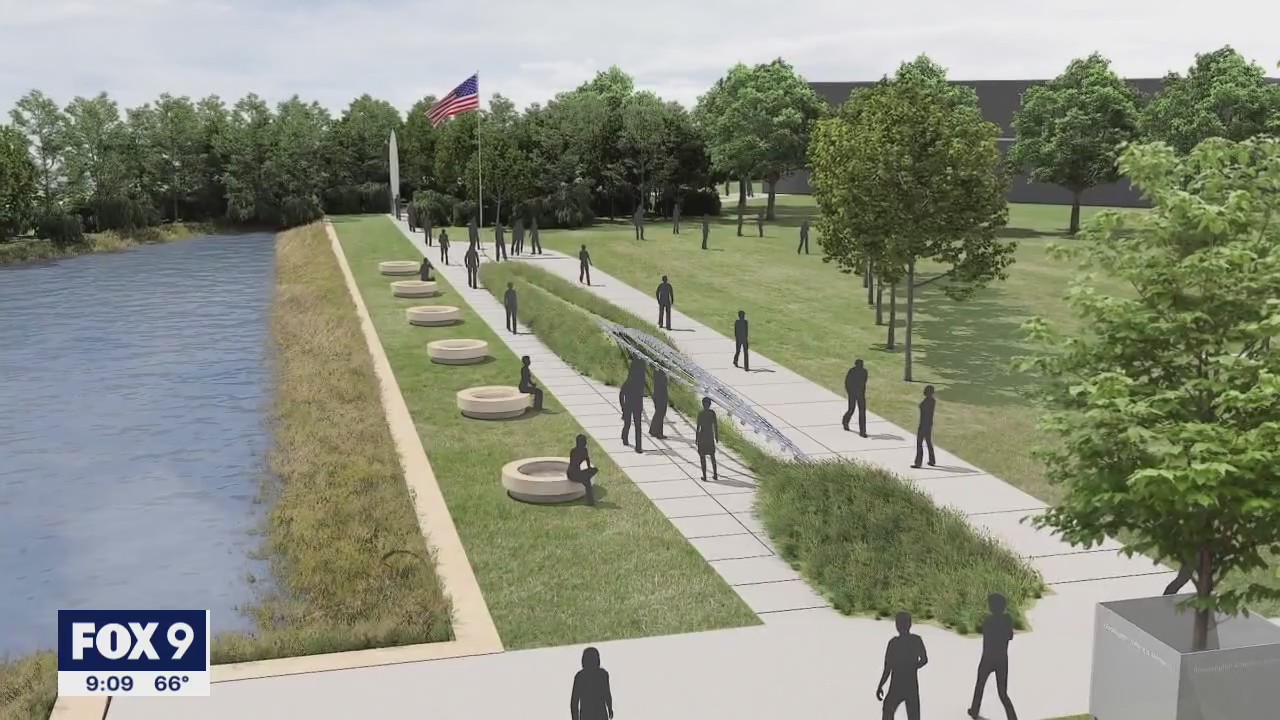 Raising money for a proposed Veterans Memorial in Bloomington