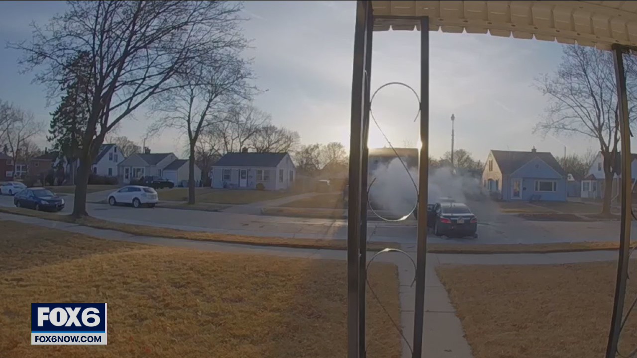 Milwaukee gun battle, crash captured by doorbell camera, 7 arrested