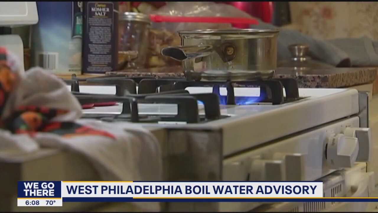 West Philadelphia residents under boil water advisory