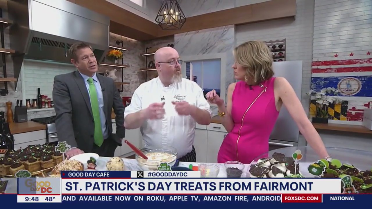 Saint Patrick's Day treats with Fairmont