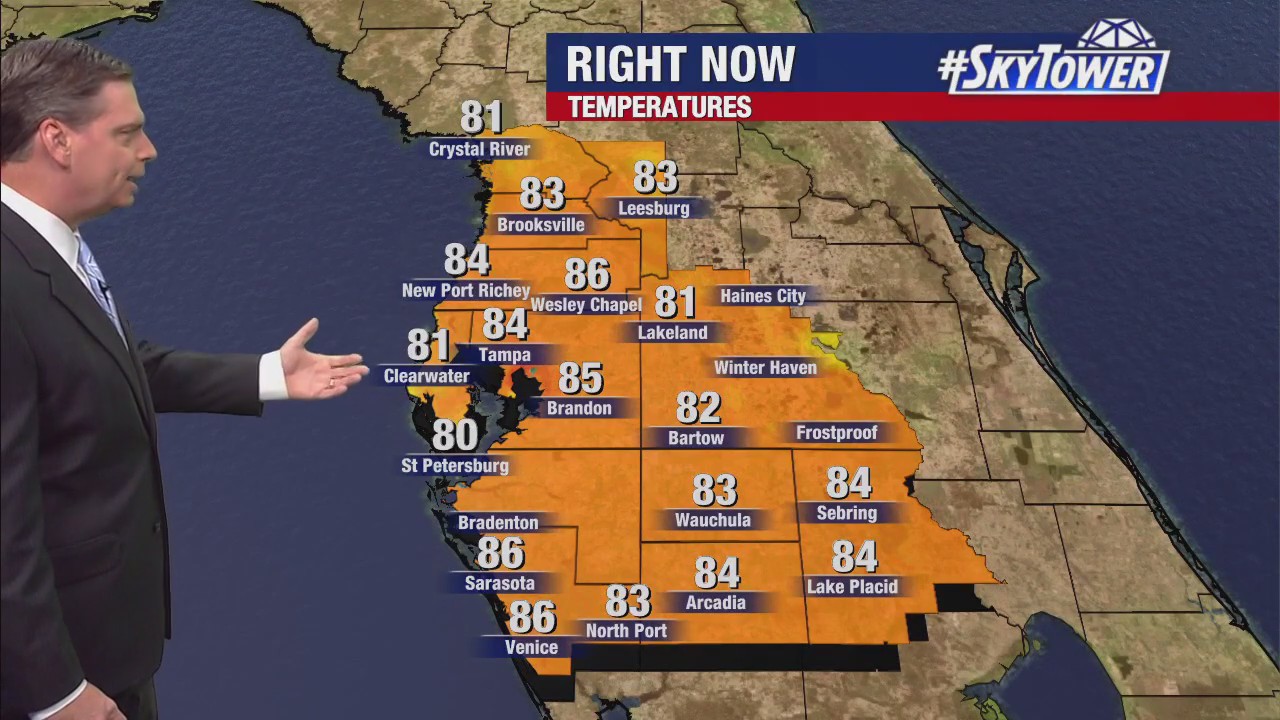 Friday afternoon forecast