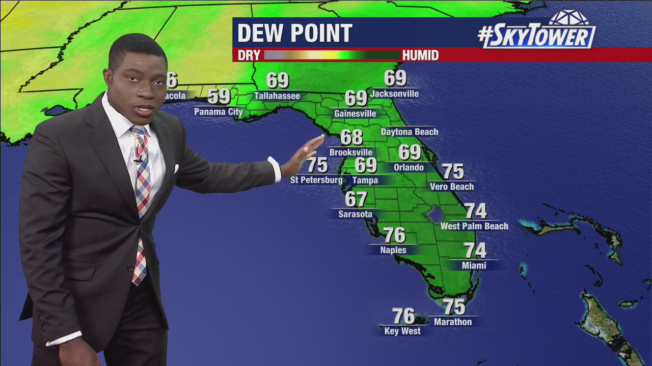 Monday afternoon forecast
