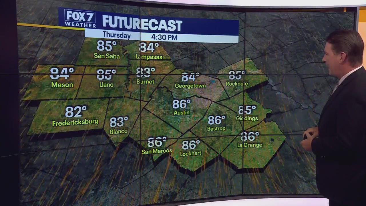 Austin weather: Sunny, dry streak continues