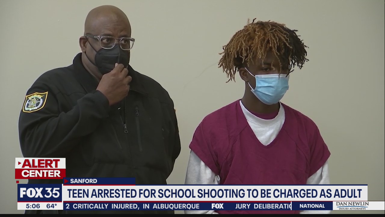 Teen arrested for school shooting to be charged as adult