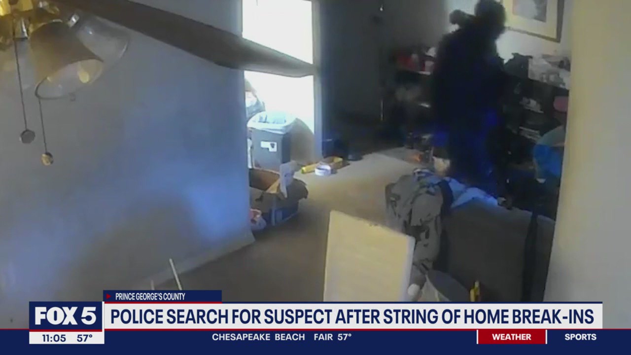 Prince George's County police searching for suspect in string of home break-ins