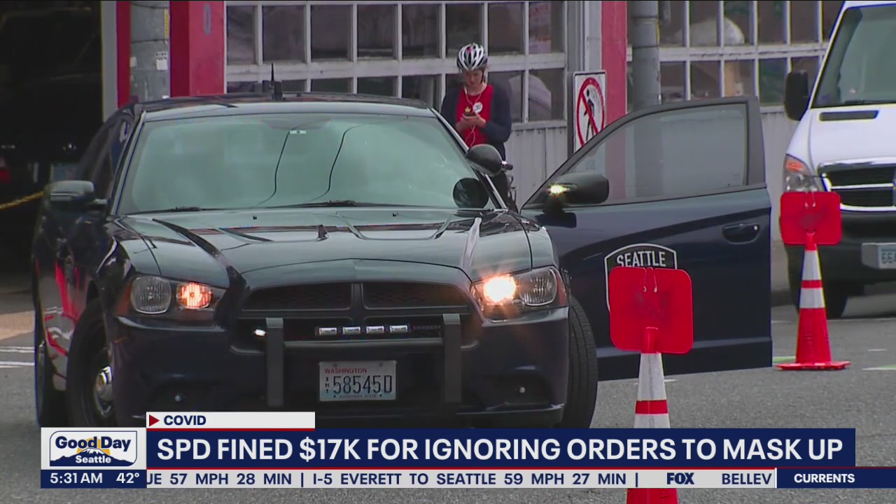 SPD fined $17K for ignoring orders to mask up