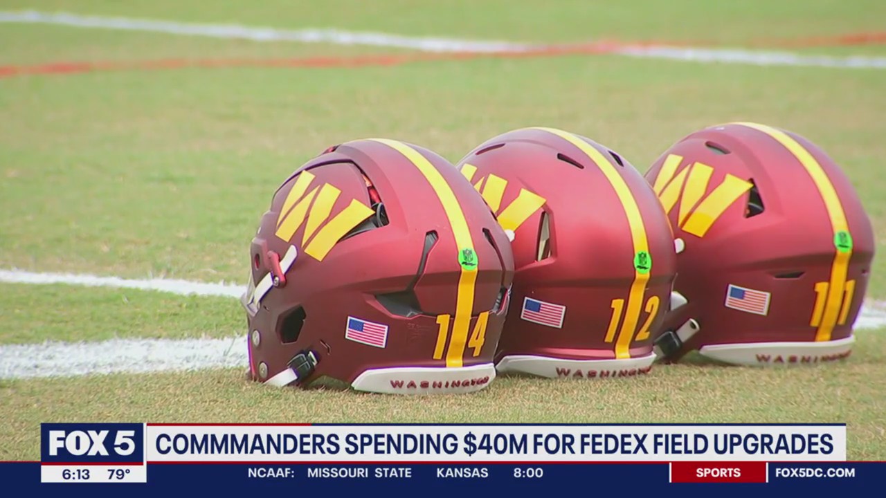 Commanders spending $40M on FedEx Field upgrades