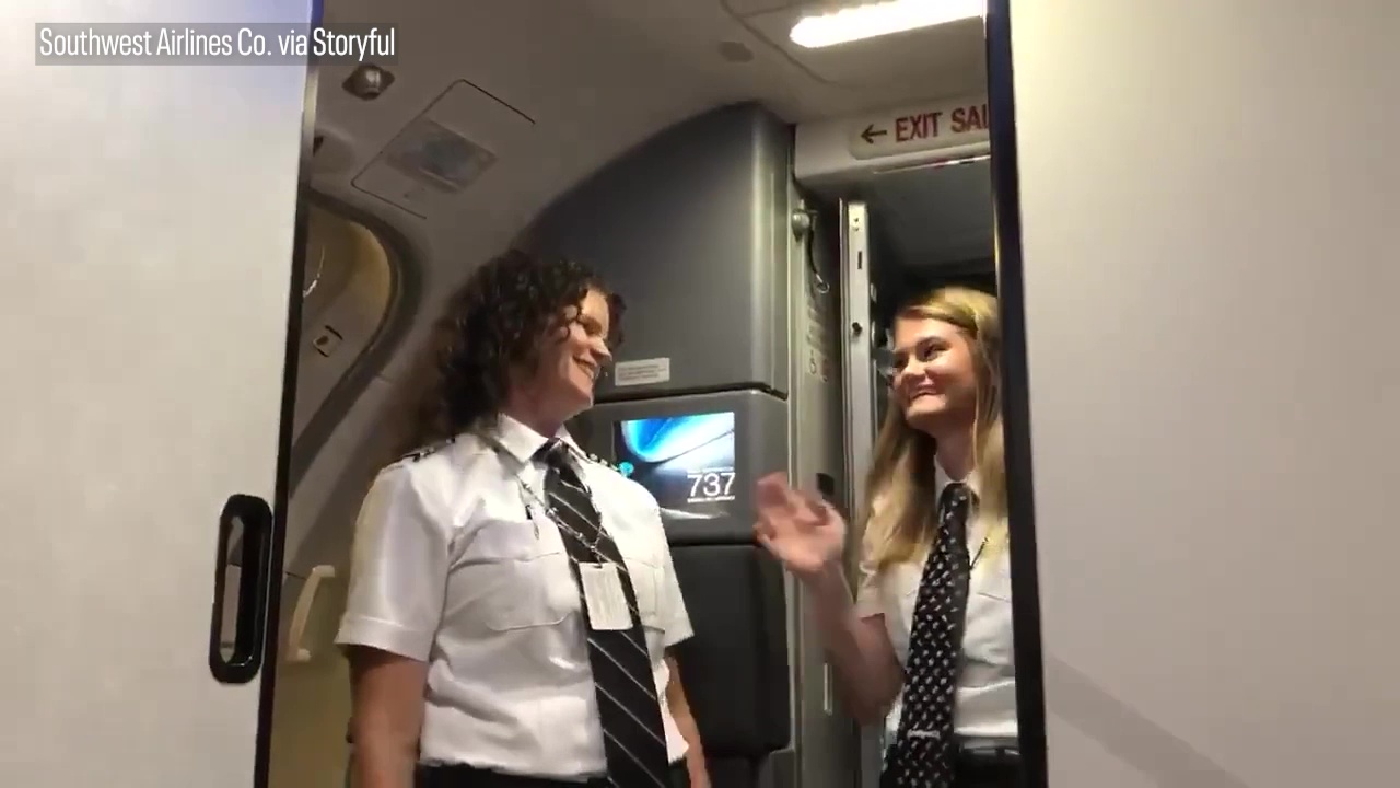 Watch: Captain Holly Petitt introduces her very special co-pilot