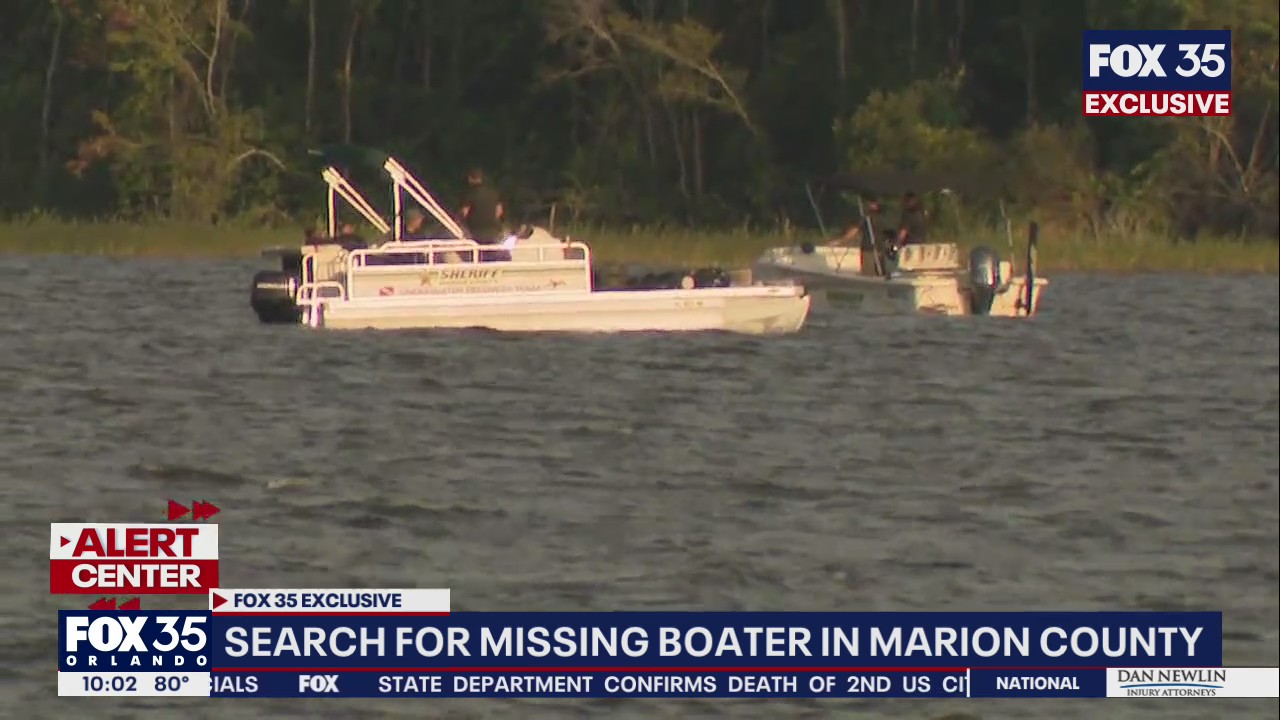 Search for missing boater in Marion County