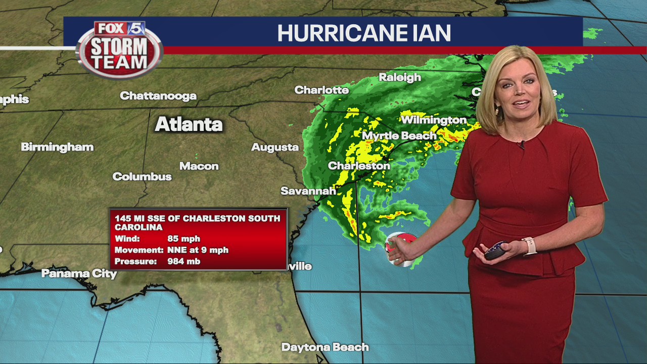 Hurricane Ian sets sights on South Carolina coast