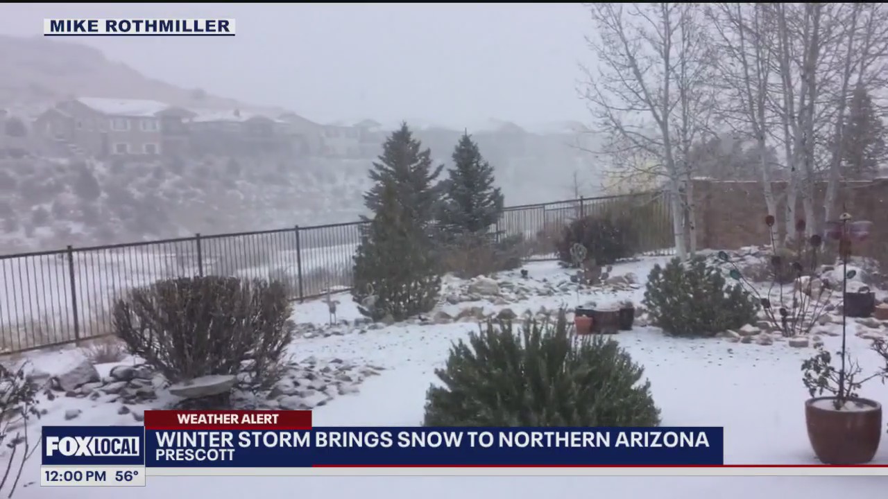 Winter storm brings snow to the high country