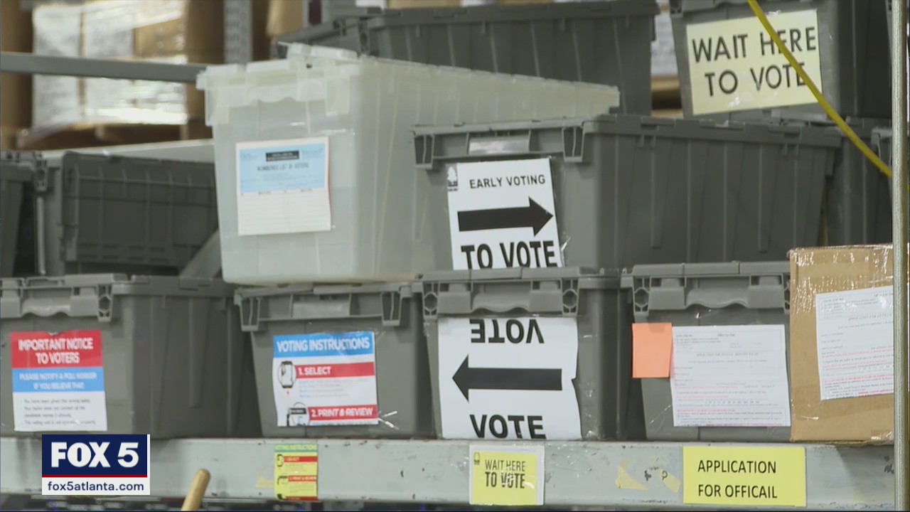 Early voting breaks records in Georgia