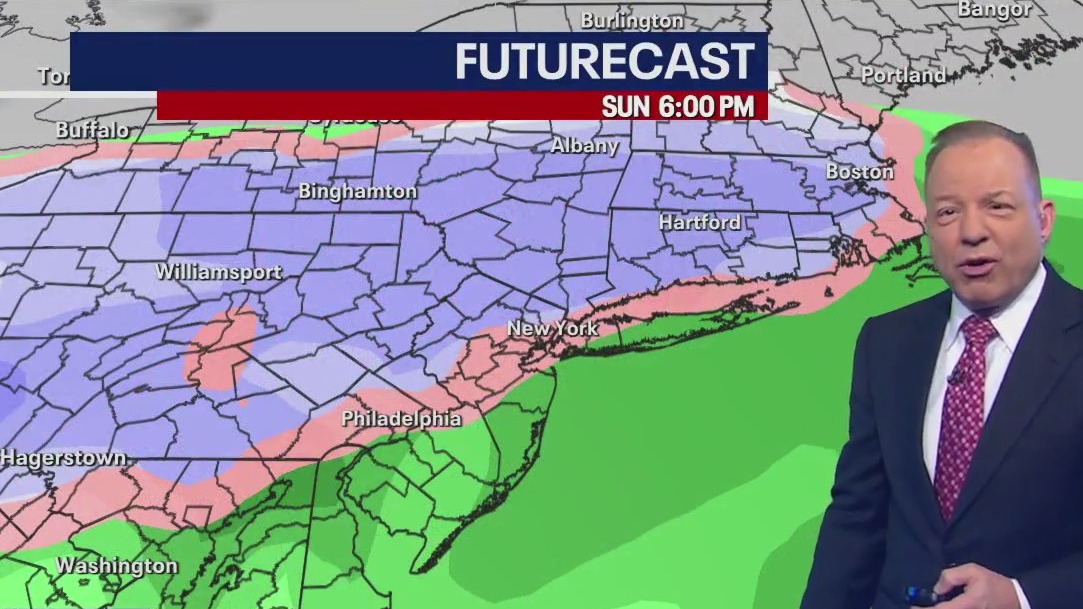 Rain/snow mix heading for NYC