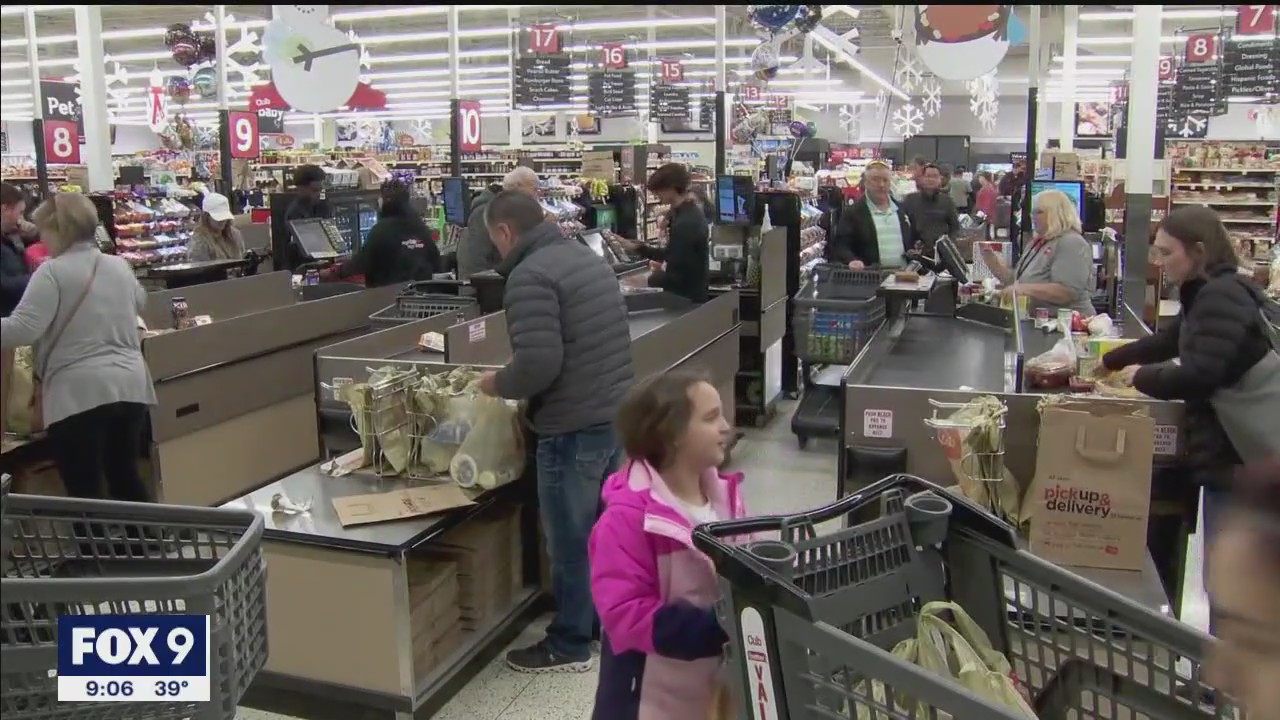 Shoppers searching for last minute items