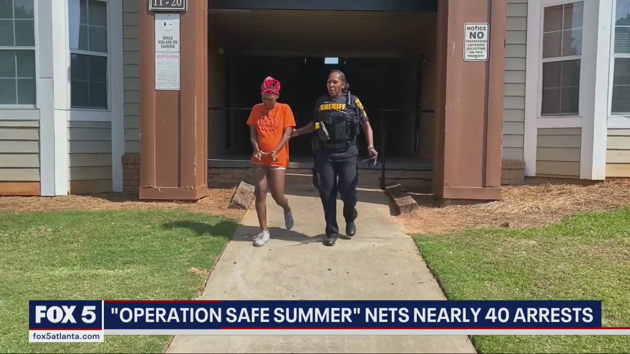 'Operation Safe Summer' nets nearly 40 arrests