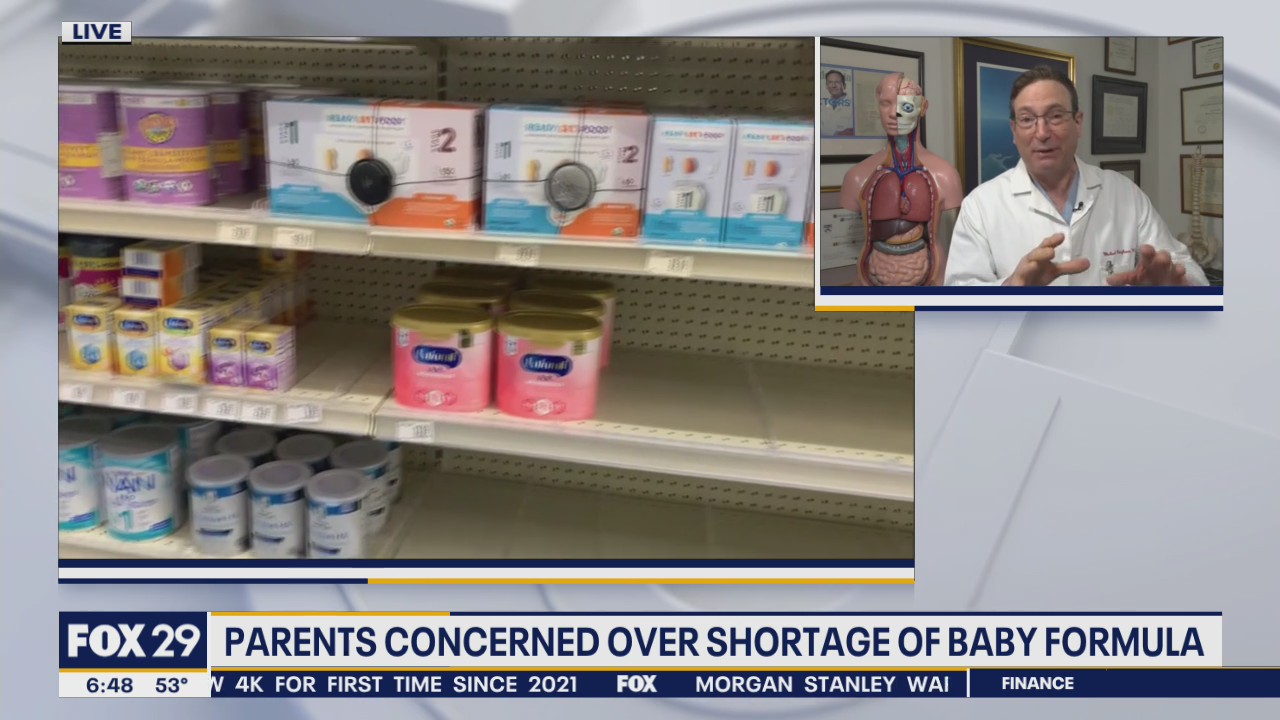Parents concerned over shortage of baby formula