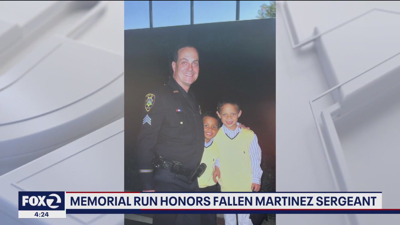 Memorial run honors fallen Martinez police sergeant