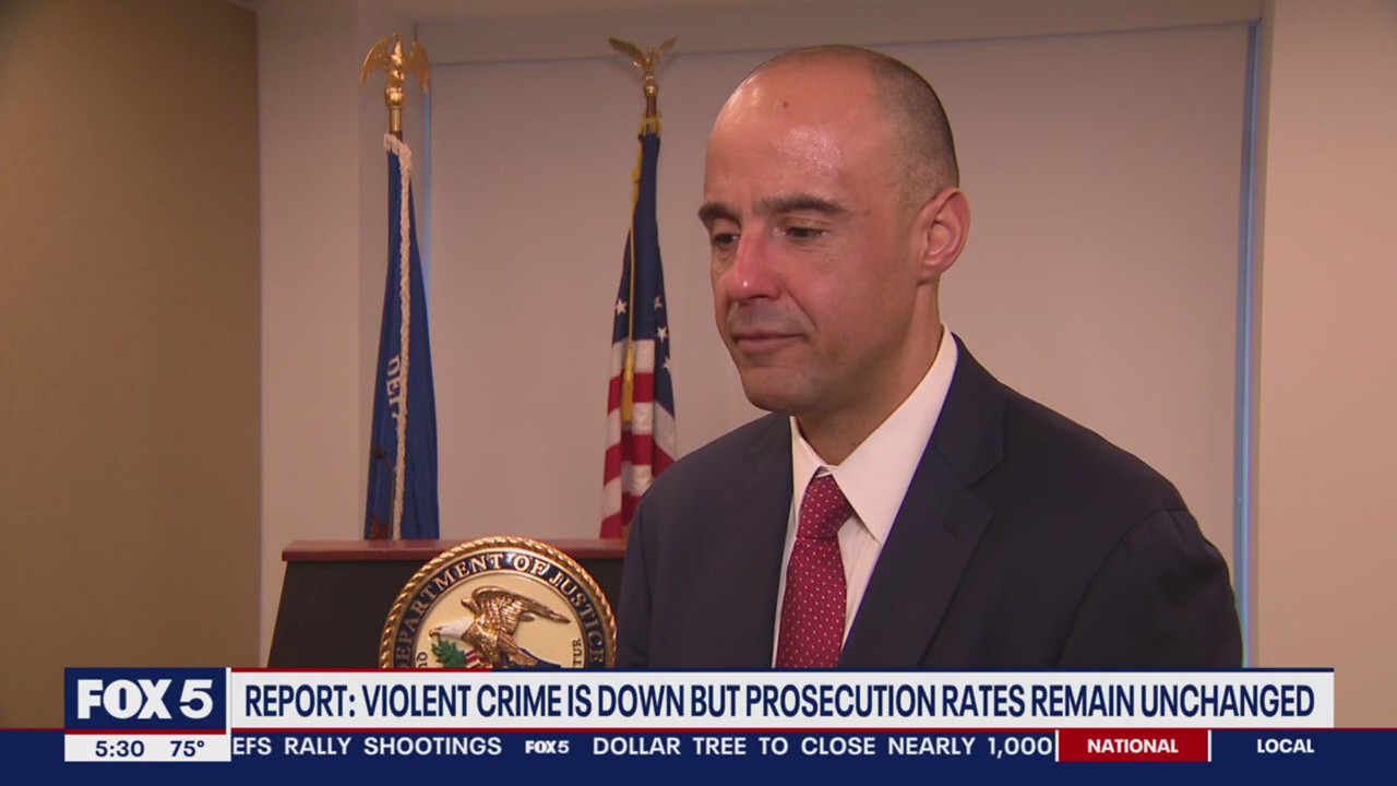 Violent crime is down in DC, prosecution rates remain unchanged: report