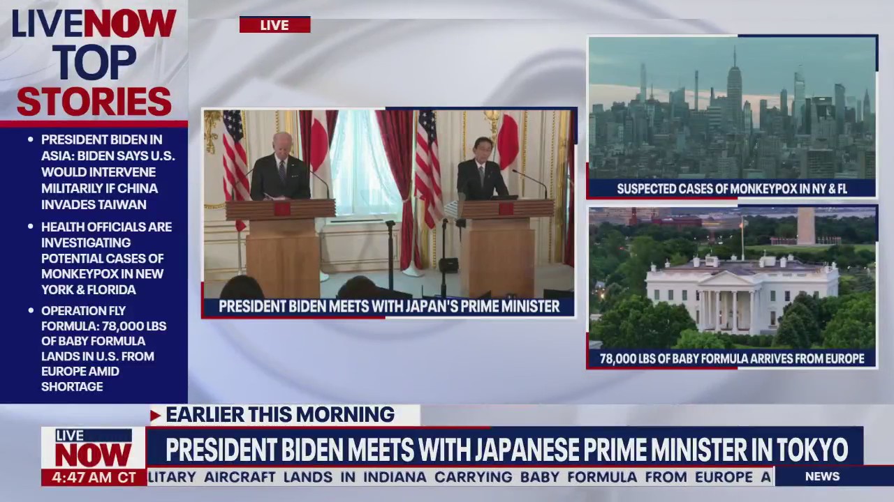 Biden says US would intervene with military to defend Taiwan