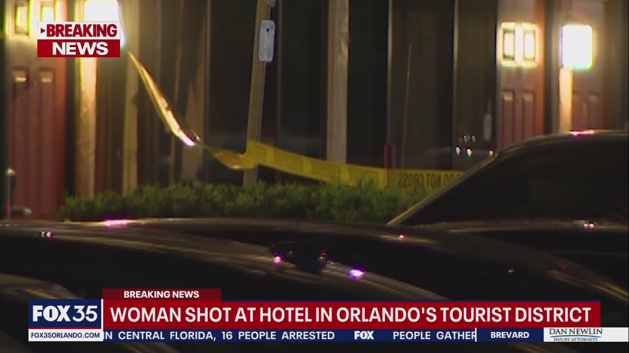 Woman shot at hotel in Orlando's tourist district