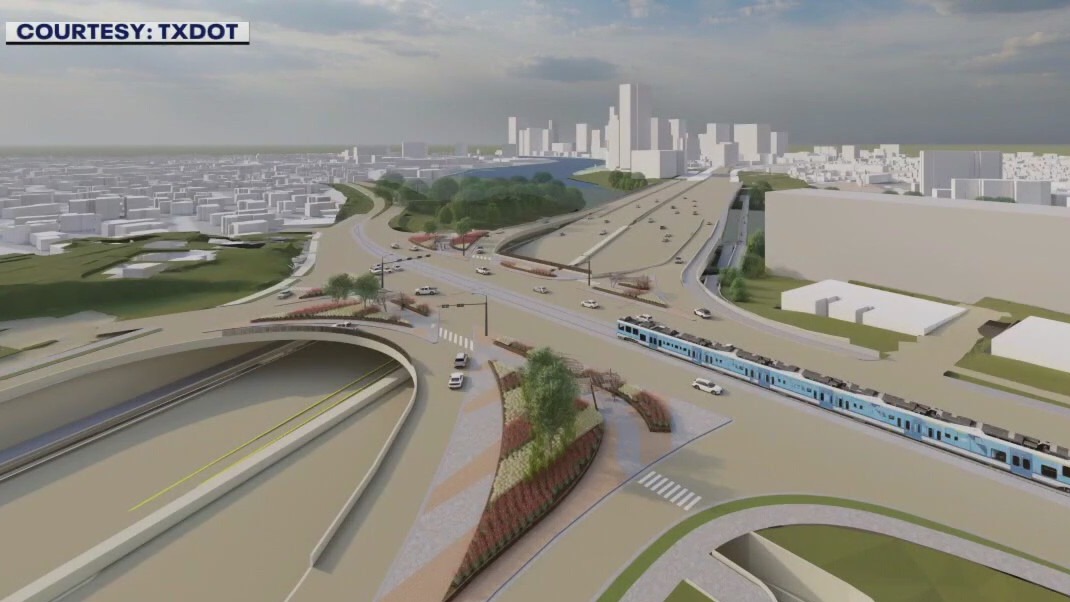 I-35 cap, stitch project in Downtown Austin