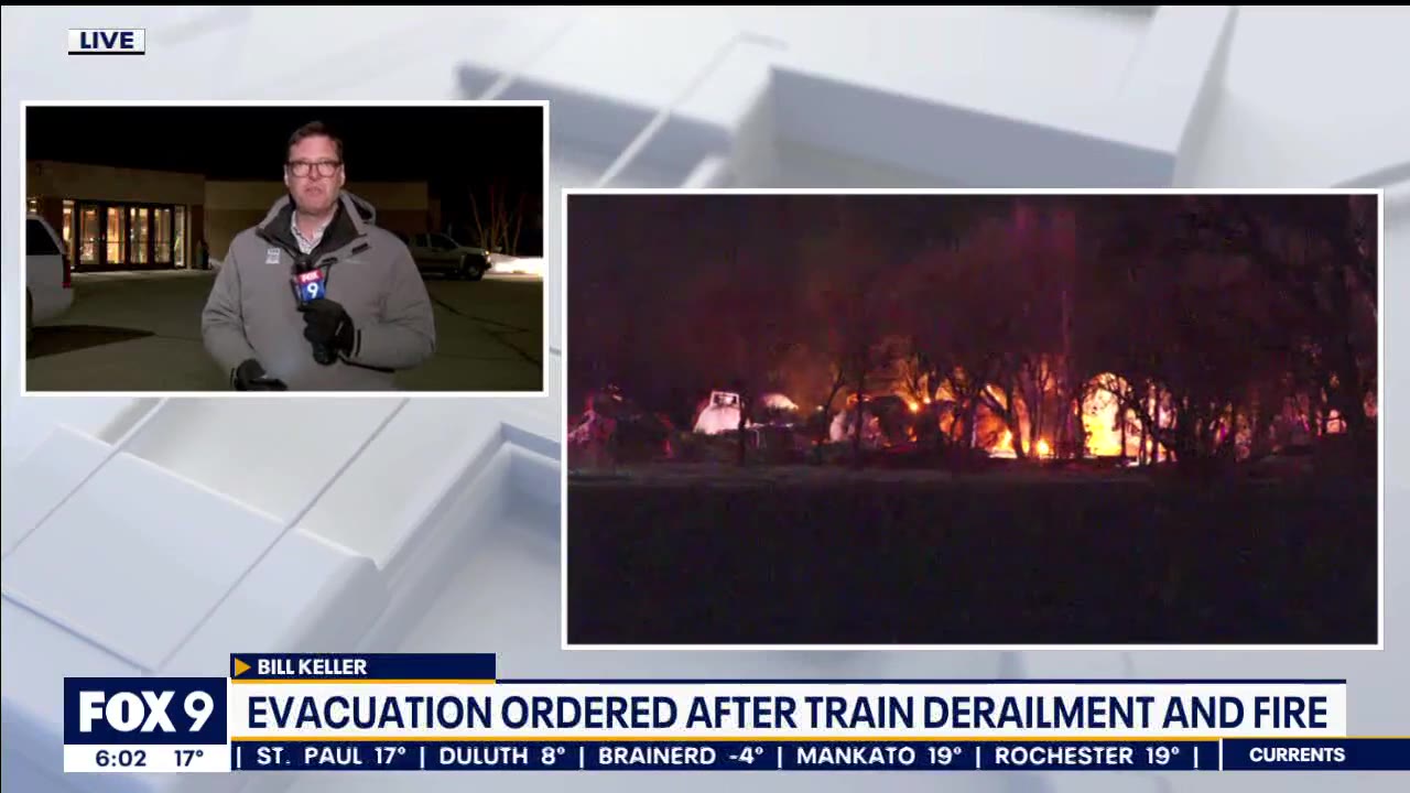 Train derailment in Kandiyohi County leads to evacuations